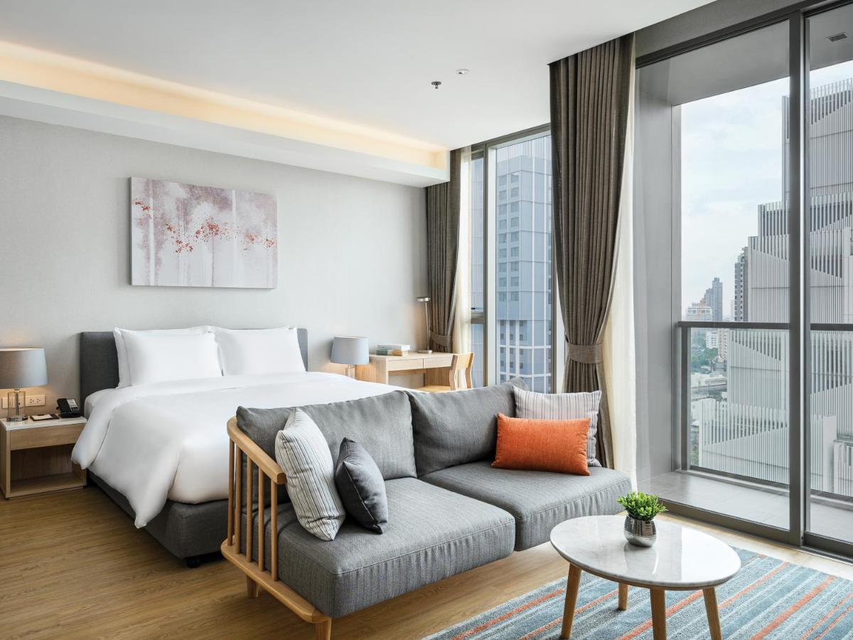 Oakwood Suites Bangkok Eksteriør bilde Deluxe Room